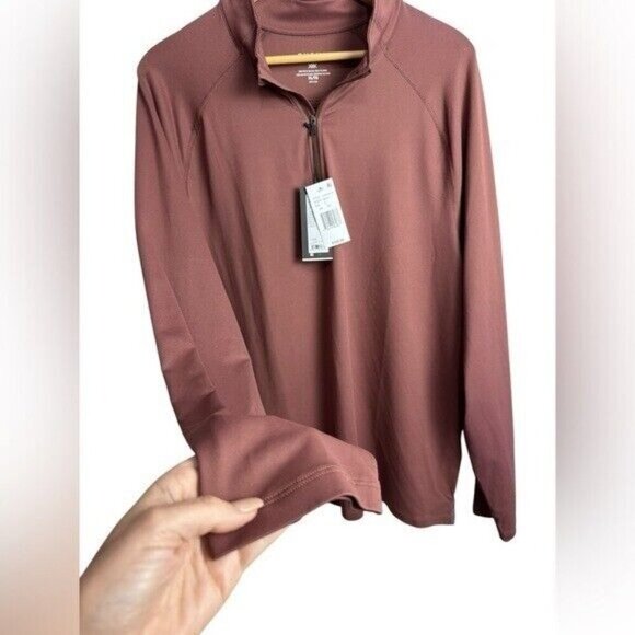 RHONE Session 1/4 Zip NWT XXL Maroon - Picture 3 of 8